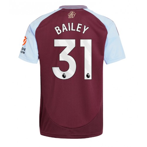 Fotbalové Dres Aston Villa Leon Bailey #31 Domácí 2024-25 Krátký Rukáv